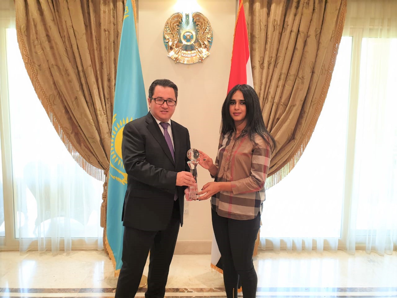 Sheikha Al Thani - Arman Issagaliyev - SATUC intends to cooperate with Kazakhstan - شيخه ال ثاني - كأس العالم ساتوك - كازخستان (28)