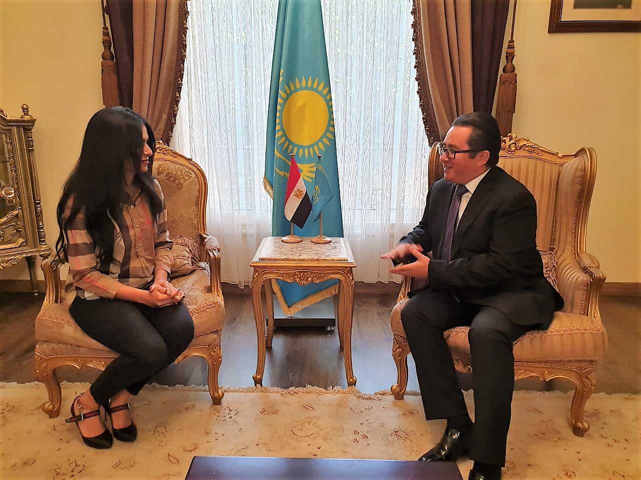 Sheikha Al Thani - Arman Issagaliyev - SATUC intends to cooperate with Kazakhstan - شيخه ال ثاني - كأس العالم ساتوك - كازخستان (8)